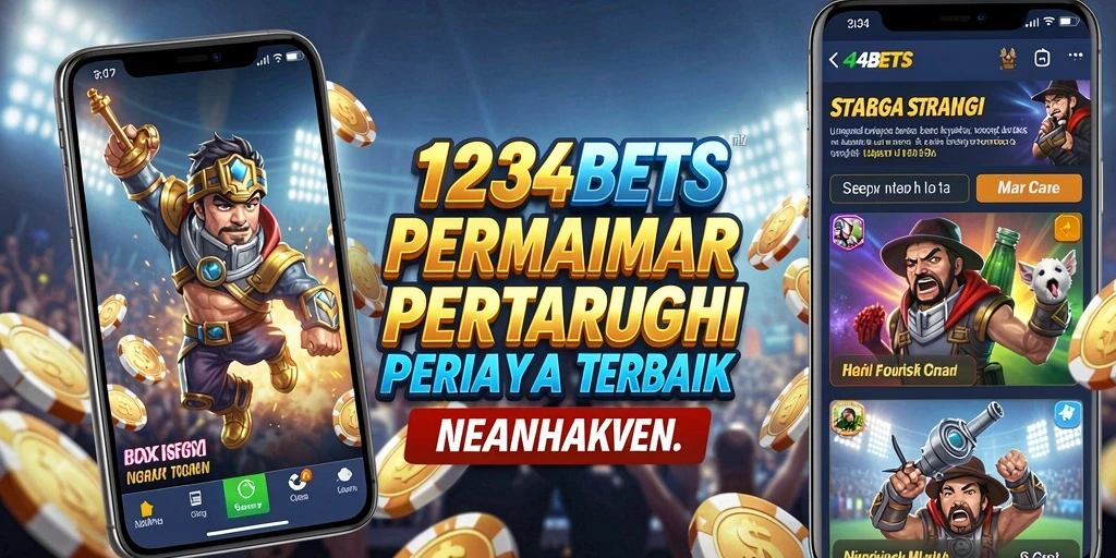 Tangkapan layar utama 1234BETS menunjukkan aksi seru dalam strategi taruhan.