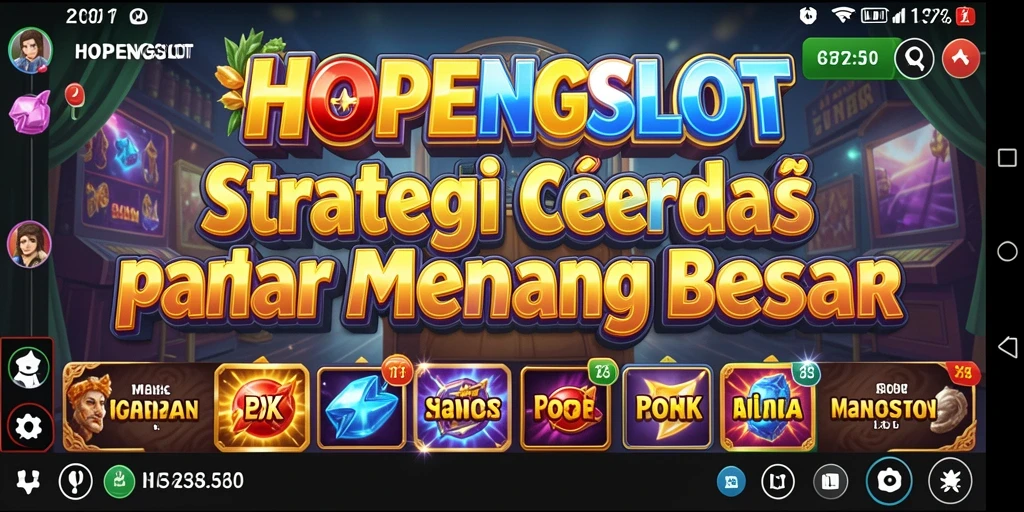 Tampilan gameplay HOPENGSLOT yang penuh strategi dan tantangan.