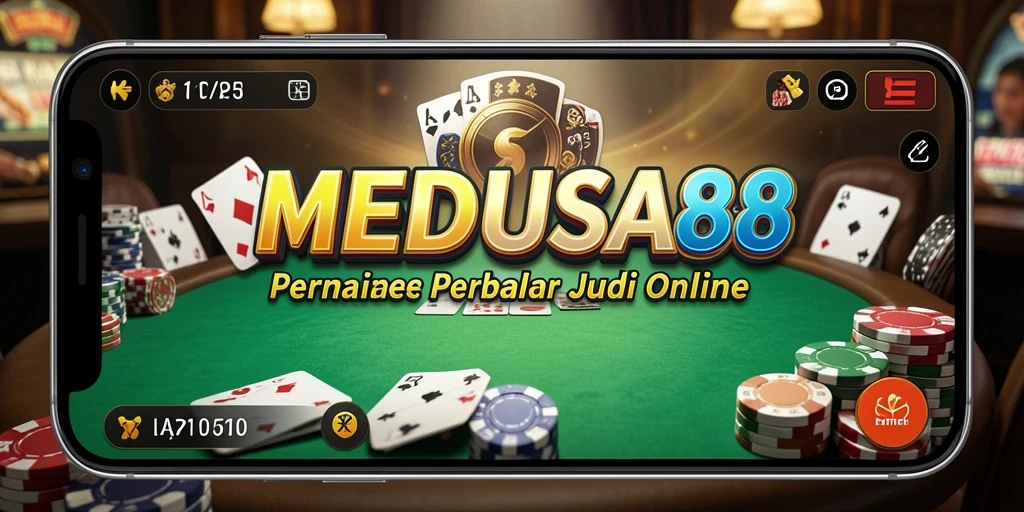 Screenshot MEDUSA88 menampilkan suasana permainan Poker yang menarik dan interaktif.
