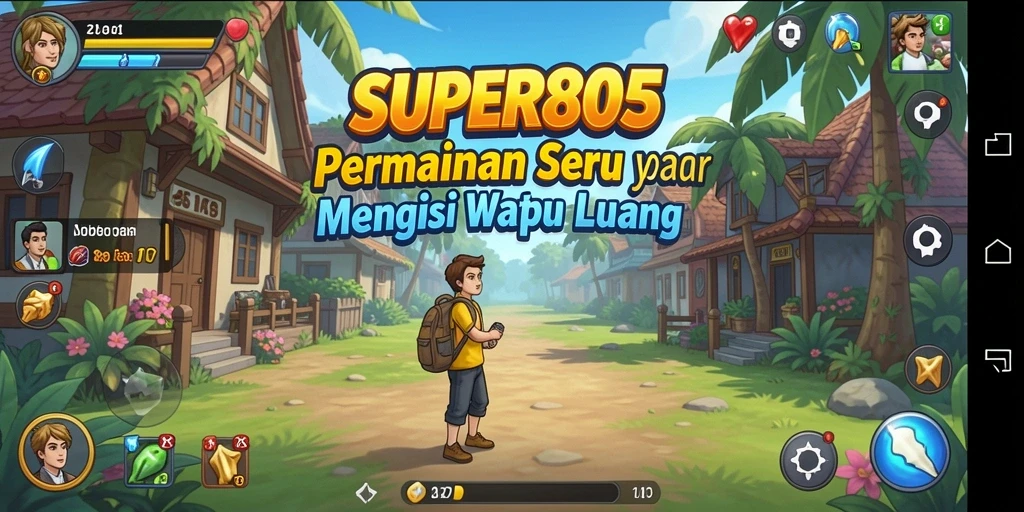 Tampilan gameplay SUPER805 yang seru dan menghibur.